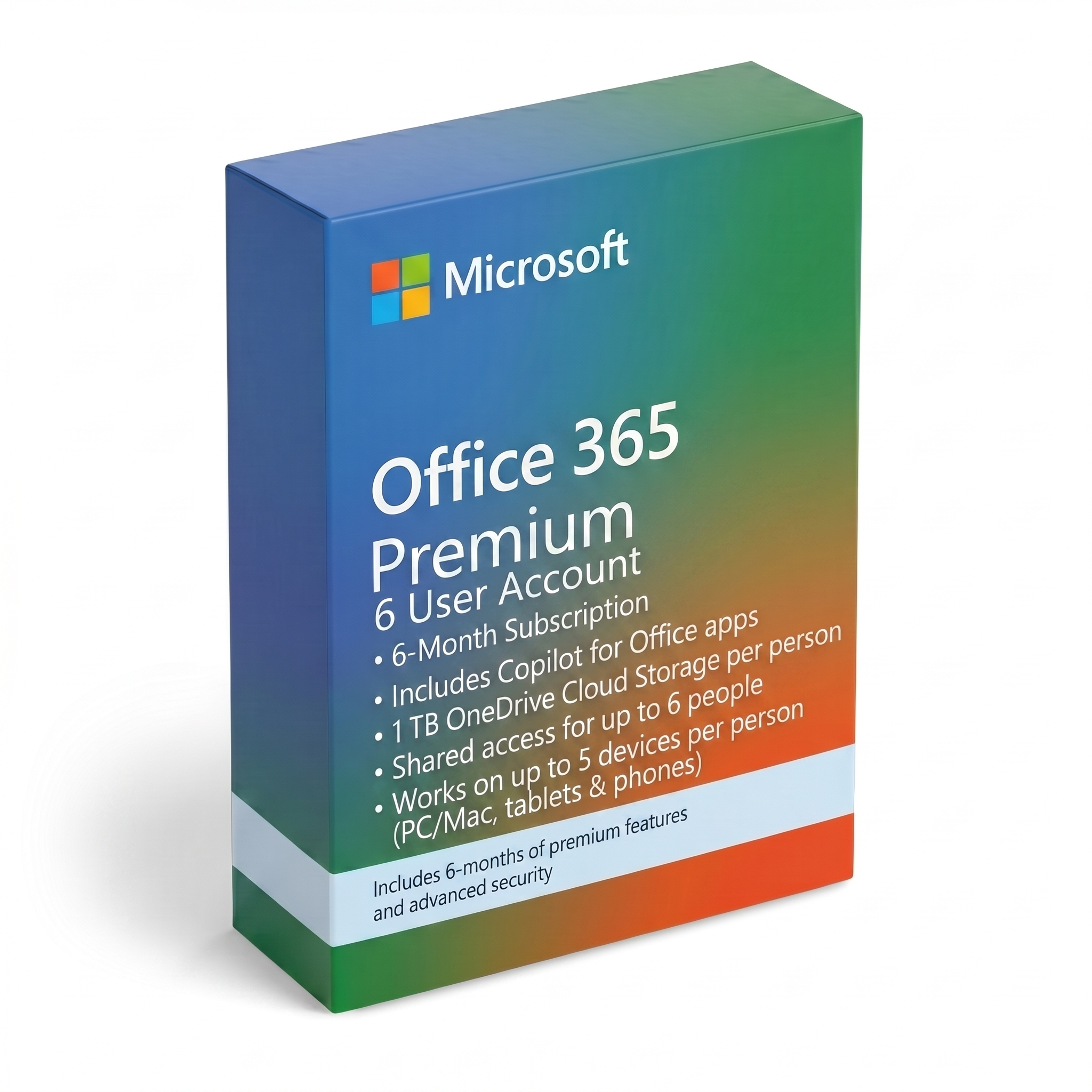 Microsoft 365 Premium (6-Months) | Copilot For Office