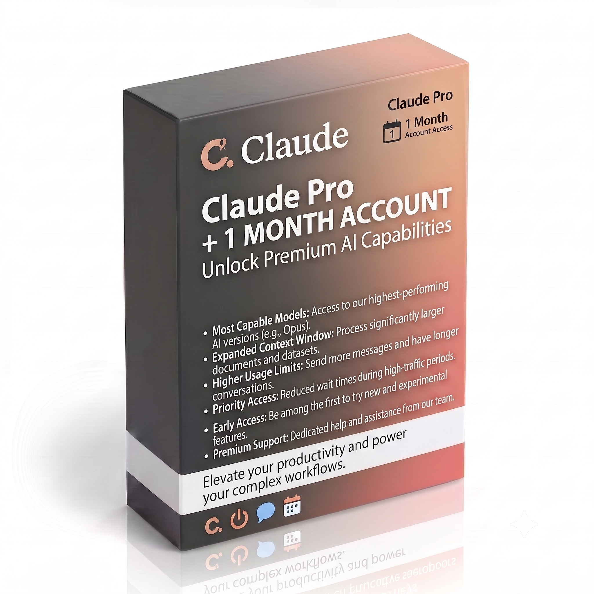 Claude Pro Account - 1 Month Subscription
